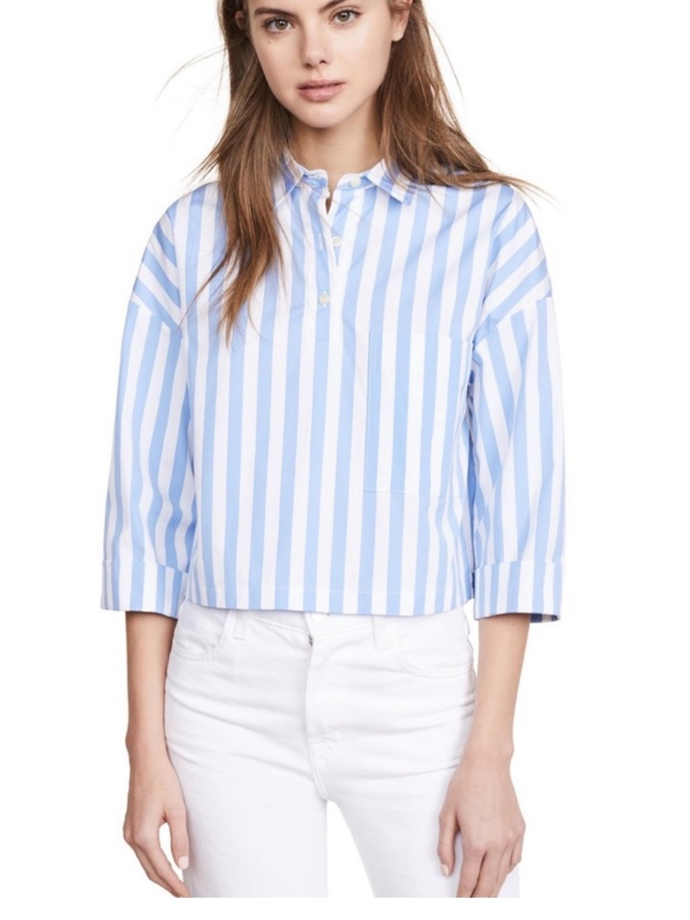 KULE Striped Keaton Shirt S